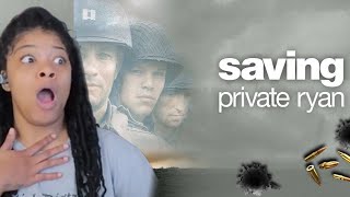 FIRST TIME WATCHING Saving Private Ryan  1998 Movie  So Emotional [upl. by Elyrehc]