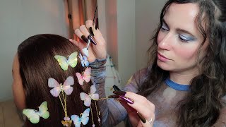 ASMR  Relaxing Hair Play amp Brushing  Tingly Personal Attention [upl. by Rana18]