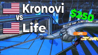 World Champion vs Worlds Best Switch Player  Kronovi vs Life  1v1 Rocket League Showmatch [upl. by Muhammad616]