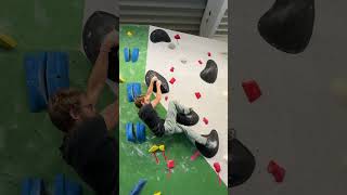 Einer meiner Boulder  nice hook and balance bouldering climbing [upl. by Meluhs]