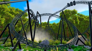 Chasm  Gerstlauer Infinity Coaster  NoLimits 2  FVD  Coaster 44 [upl. by Annabell]