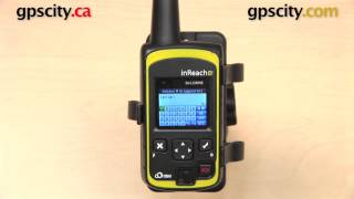 DeLorme inReach SE Using the Keyboard with GPS City [upl. by Reddy51]