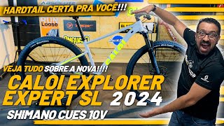 CALOI EXPLORER EXPERT SL 2024  CUES 10v  HARDTAIL CERTA PARA VOCÊ  PEDALOKOS [upl. by Lleznov]