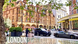 Walking the most Expensive Areas of London  Mayfair  London Walking Tour 4K [upl. by Orling]