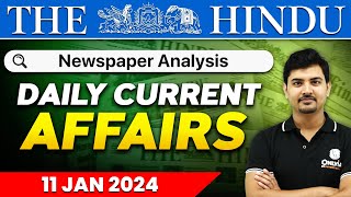 Daily News Analysis  11 January 2024  Current Affairs Today  OnlyIAS [upl. by Jariah]