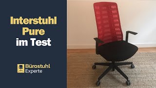 Interstuhl PURE PUREis3 im Test  Bürostuhl Experte [upl. by Ecyla578]