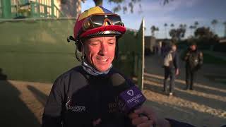 Frankie Dettori Talks Emily Upjohn at the Breeders Cup [upl. by Coreen]