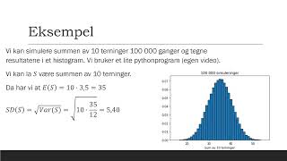 Sentralgrensesetningen [upl. by Ness]