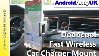 Dodocool Wireless Car Charger Air Vent Mount [upl. by Funk]