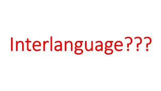 interlanguage in second language acquisitionlanguage transfer errorlearner focus language learning [upl. by Enillebyam]