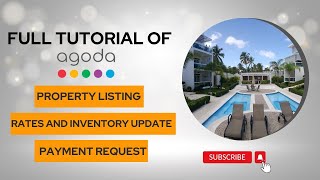 FULL TUTORIAL OF AGODA LISTING AND SETUP [upl. by Belford346]