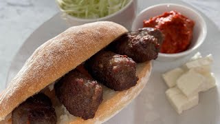 Simple but delicious ČevapiCevapi recipe  how to make cook and serve balkanski recept [upl. by Winson200]