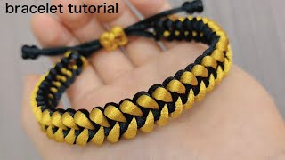 how to make best bracelet at home easy friendship bracelets forBeginners handmade bracelets for boys [upl. by Brose833]