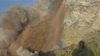 CLIFF COLLAPSE Dramatic coastal erosion in Cornwall [upl. by Gerfen]