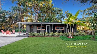 Southern Star Shipping Container Home in Davie Florida USA [upl. by Hanan]