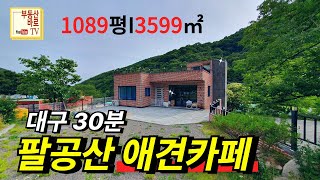 팔공산애견카페 1089평 왕복2차선 도로접 대구도심 30분거리 다용도 팔공산 신축상가주택매매 [upl. by Gold463]