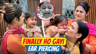 Finally ho gayi ear piercing [upl. by Razaele]