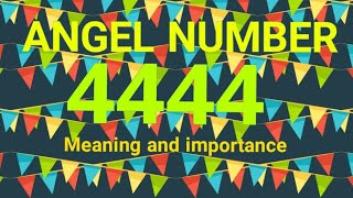 10 messages that Angel Number 4444 brings for you [upl. by Grodin]