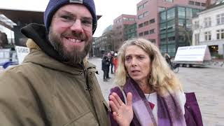 Demonstratie in centrum Leeuwarden [upl. by Norret]