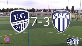 MERCREDI 24 MAI COUPE DU VAL DOISE U18F DEMIFINALE FC FRANCONVILLE  CERGY PONTOISE FC LES BUTS [upl. by Dorolice]