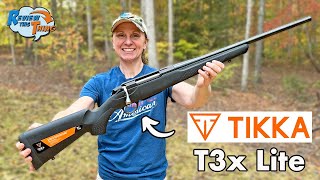 Tikka T3X Lite Quick Look  Will We Love Our First Tikka [upl. by Ahcsim902]