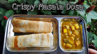 Crispy Masala Dosa Authentic Recipe in Bangla with tips  ক্রিস্পি মাসালা দোসার অথেন্টিক রেসিপি [upl. by Rakia]