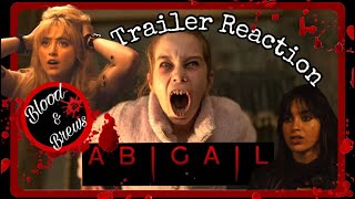 ABIGAIL Trailer React  2024 scary april vampire new [upl. by Janos873]