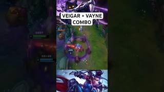 VEIGAR  VAYNE COMBO 😱 LEAGUE OF LEGENDS shorts [upl. by Butch]