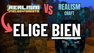 👉REALISM Craft VS REALISM Fields  Forest  ¿Cuál es mejor [upl. by Ingmar]