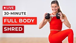 30Minute Full Body Shred Workout [upl. by Brunhild]