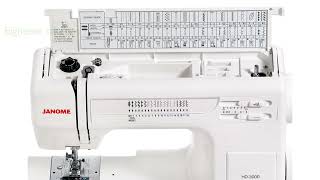 REVIEW 2024 Janome HD3000 Sewing Machine ESSENTIAL details [upl. by Zarger183]