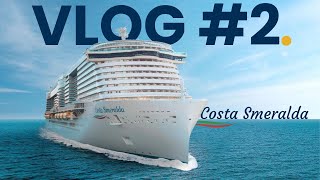 VLOG CROISIÈRE COSTA SMERALDA 2023 2 [upl. by Helprin285]