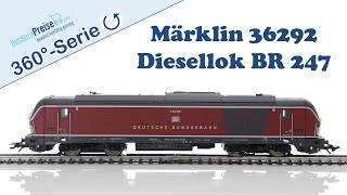 Märklin Diesellokomotive Baureihe 247 SpurH0 36292 30 Jahre MHI DB AG [upl. by Swen623]