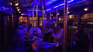 Kocani Orkestar performs Djelem Djelem on Mehanatas Gypsy Party Bus during their NYC tour [upl. by Anaimad]