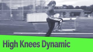 High Knees Dynamic Warm Up Exercise [upl. by Anthe]