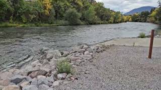 Klamath River near the former Iron Gate Dam  October 12 2024 [upl. by Ennasil]