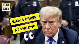 Donald Trump Law amp Order Montage Played at DNC [upl. by Laeira88]