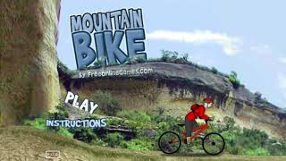 Mountain Bike Gameplay  HTML5 game walkthrough [upl. by Ahsiea309]