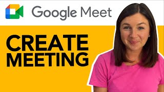 Google Meet How to Create and Start a Meeting as a Host in Google Meet [upl. by Lundquist]