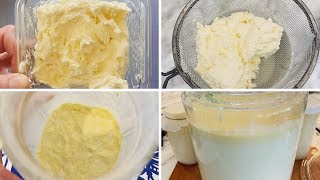 MANTEQUILLA FERMENTADA  con búlgaros kefir de leche [upl. by Hughmanick]