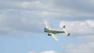 4K Lockheed Electra junior at Sywell airshow 2024 [upl. by Adallard202]