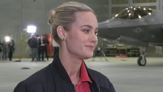 Captain Marvel Brie Larson on Being the Strongest Marvel Superhero Full Interview [upl. by Parthena]