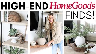 HIGHEND HOMEGOODS FINDS  HOMEGOODS AND TJ MAXX SHOP WITH ME AND HAUL  HOME DECORATING IDEAS [upl. by Ettenil]