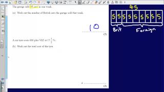 Ratio and Percentages  Question 10 2008 Edexcel GCSE Maths Calculator Paper Solution [upl. by Nnaeerb206]