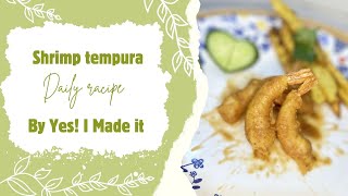 Shrimp Tempura  Easy Prawns Recipe [upl. by Asilim]