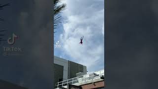 SpiderMan Animatronic Crashed at Disneyland [upl. by Riggins]