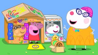 Building A Cardboard House 📦  Peppa Pig Official Full Episodes [upl. by Holna]