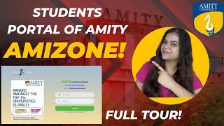 Students Portal Of Amity University Amizone Tour  Must Watch 😲⚠️ [upl. by Johanan131]