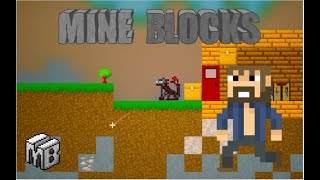 A Melhor Fan Game 2D de Minecraft  Mine Block [upl. by Aynwad]