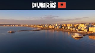 Durrës Coast Albania 4K Drone Footage [upl. by Lateehs]